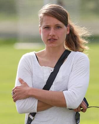 Fussball, Deutsche Frauenfußball-Nationalmannschaft, Babett Peter (Deutschland), Einzelbild, Porträt, xozx