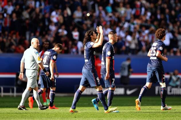 Edinson Cavani (psg) FOOTBALL : Paris SG vs Reims - Ligue 1 - 05 04 2014 AnthonyBIBARDFEP 