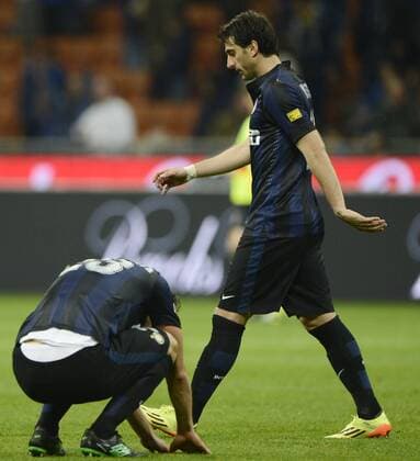 Diego Milito Inter Mailand 05-04-2014 Stadio Giuseppe Meazza - 2013 2014 Serie A - Inter Mailand - Bologna FC -- giuseppexceleste