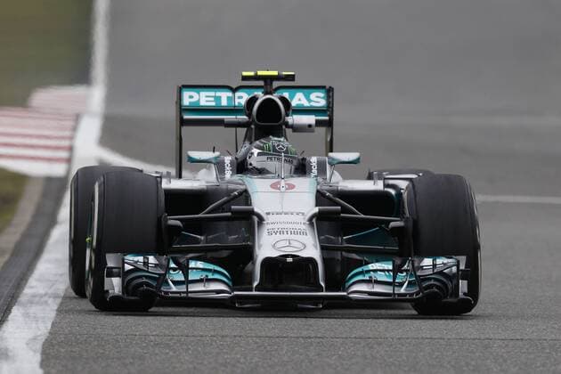 Motorsports: FIA Formula One World Championship 2014, Grand Prix of China, 6 Nico Rosberg (GER, Mercedes AMG Petronas F1 Team), xHOCHxZWEIx
