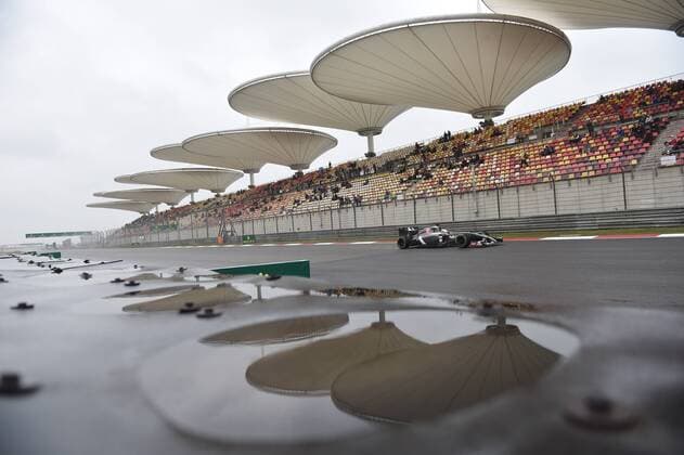 19.04.2014- free practice 3, Adrian Sutil (GER) Sauber F1 Team C33 Chinese Grand Prix, Shanghai 17-20 April 2014 