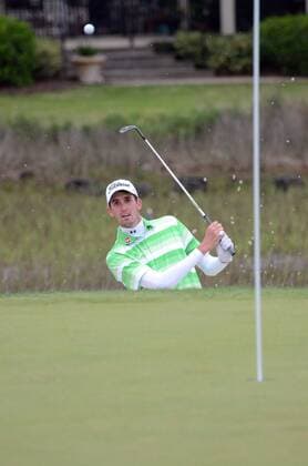 19 April 2014: Chesson Hadley during the 3rd round of the RBC Golf Tournament presented by Boeing, at harbour Town Golf Links, on Hilton Head Island, SC. PGA Golf Herren APR 19 RBC Heritage Golf - Third Round Icon20114041905 EDITORIAL USE ONLY