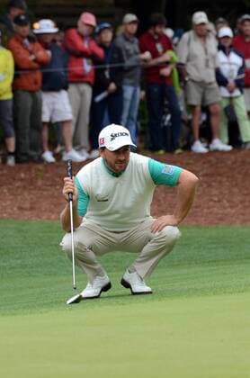 19 April 2014: Graeme McDowell during the 3rd round of the RBC Golf Tournament presented by Boeing, at harbour Town Golf Links, on Hilton Head Island, SC. PGA Golf Herren APR 19 RBC Heritage Golf - Third Round Icon20120140419006 EDITORIAL USE ONLY