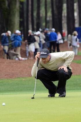 19 April 2014: Geoff Ogilvy during the 3rd round of the RBC Golf Tournament presented by Boeing, at harbour Town Golf Links, on Hilton Head Island, SC. PGA Golf Herren APR 19 RBC Heritage Golf - Third Round Icon20120140419013 EDITORIAL USE ONLY
