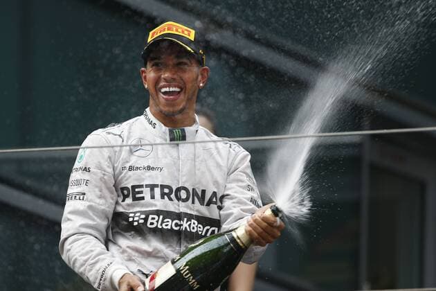 Motorsports: FIA Formula One World Championship 2014, Grand Prix of China, 44 winner Lewis Hamilton (GBR, Mercedes AMG Petronas F1 Team), xHOCHxZWEIx