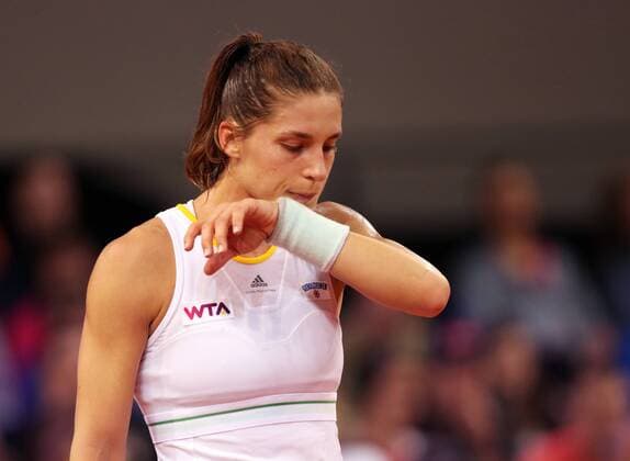 Stuttgart Tennis 37. Porsche Tennis Grand Prix 2014, Andrea Petkovic (GER) enttäuscht