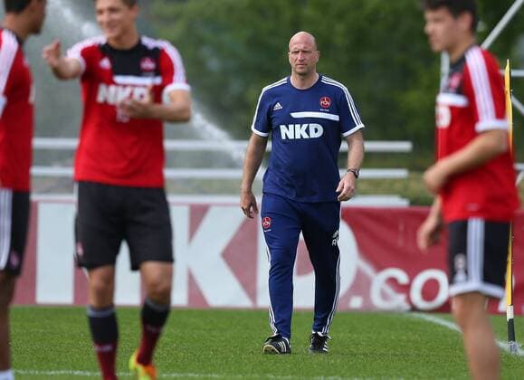 Fussball - 1. Bundesliga - Saison 2013 2014 - 1. FC Nürnberg FCN - Training JüRa - Roger Prinzen (Trainer Interimstrainer 1. FC Nürnberg FCN )