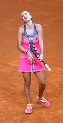 Stuttgart Tennis 37. Porsche Tennis Grand Prix 2014, Julia Görges (GER) enttäuscht