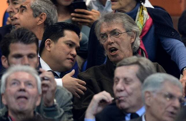 Serie A, Inter Mailand - SSC Neapel Erick Thohir , massimo moratti xHOCHxZWEIx xItalyxPhotoxPressx 