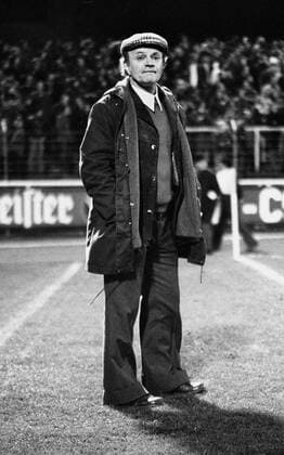 Fußball, Trainerhistorie, Rot-Weiß Oberhausen Trainer Alfred -Adi- Preissler 1974 RW Oberhausen HM