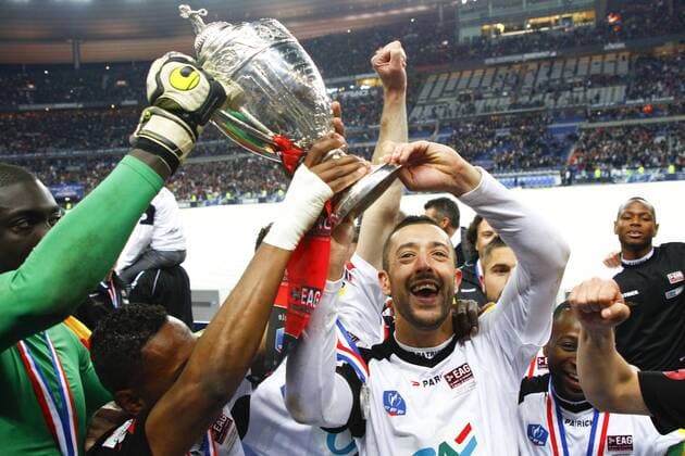 Jonathan Martins Pereira (Guingamp) FOOTBALL : - Guingamp, Champion Coupe de France - Stade Rennes vs EA Guingamp - 03 05 2014 GwendolineLeGoff 