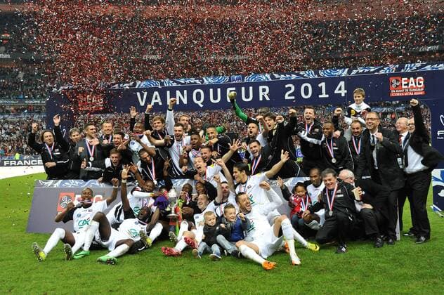 joie (Guingamp) FOOTBALL : - Guingamp, Champion Coupe de France - EA Guingamp - 03 05 2014 NLeGouicFEP 