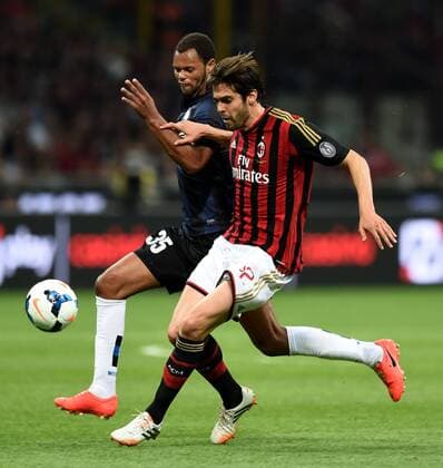 Milano 04 05 2014 - Serie A AC Milan vs. Inter Mailand : Ricardo Kaka -Rolando 