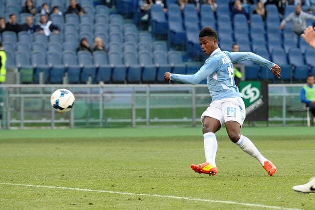 Diao Balde Keita Lazio. Goal celebration. Serie A Lazio Rom - Hellas Verona AntoniettaxBaldassarre