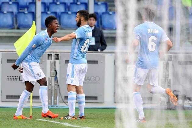 Diao Balde Keita Lazio. Goal celebration. Serie A Lazio Rom - Hellas Verona AntoniettaxBaldassarre
