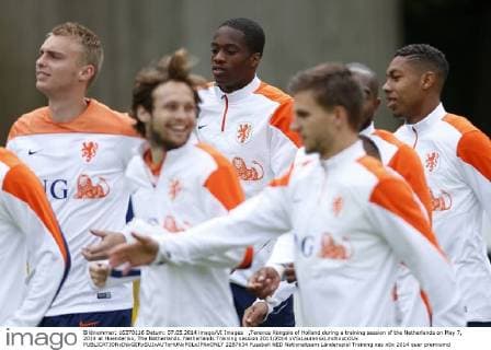 ,Terence Kongolo of Holland during a training session of the Netherlands on May 7, 2014 at Hoenderloo, The Netherlands. Netherlands Training session 2013 2014 xVIxLaurensxLindhoutxIVx 2287634