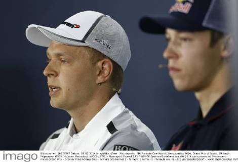 Motorsports: FIA Formula One World Championship 2014, Grand Prix of Spain, 20 Kevin Magnussen (DEN, McLaren Mercedes), xHOCHxZWEIx
