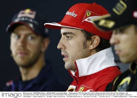 Motorsports: FIA Formula One World Championship 2014, Grand Prix of Spain, 14 Fernando Alonso (ESP, Scuderia Ferrari), xHOCHxZWEIx