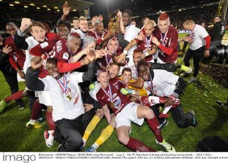 Ligue 2 - Der FC Metz feiert Aufstieg und Zweitligameisterschaft - 2013 2014 - 09 05 2014 - GRamon 