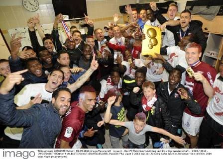 Ligue 2 - Der FC Metz feiert Aufstieg und Zweitligameisterschaft - 2013 2014 - 09 05 2014 - GRamon 