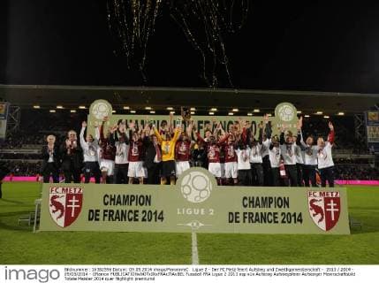 Ligue 2 - Der FC Metz feiert Aufstieg und Zweitligameisterschaft - 2013 2014 - 09 05 2014 - GRamon 