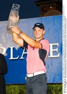 May 11, 2014 - Ponte Vedra Beach, Florida, U.S - Martin Kaymer holds the trophy after winning the final round of THE PLAYERS Championship at TPC Sawgrass. Golf 2014 - Players Championship - Final Round - ZUMAw10