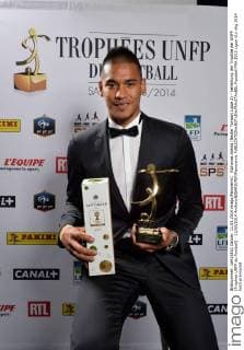 Alphonse Areola (Bester Torwart Ligue 2) - Verleihung der Trophäe der UNFP (Trophee UNFP du Football) - 11 05 2014 AnthonyBIBARD FEP Panoramic 