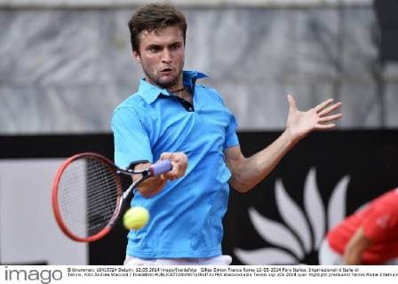 Gilles Simon France Roma 12-05-2014 Foro Italico, Internazionali d Italia di Tennis. Foto Andrea Staccioli Insidefoto staccioxbalda