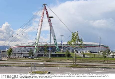FUSSBALL - EL, TURIN,ITALIEN,13.MAI.14 - FUSSBALL - UEFA Europa League, Finale, Vorberichte. Bild zeigt das Stadio delle Alpi.  CW3_9724