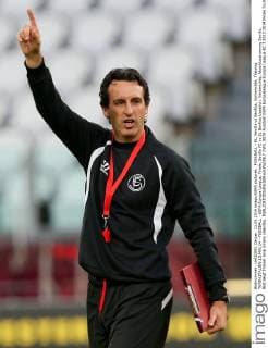 FUSSBALL - EL, Sevilla vs Benfica, Vorberichte, Training TURIN,ITALIEN,13.MAI.14 - FUSSBALL - UEFA Europa League, Finale, Sevilla FC vs SL Benfica Lissabon, Vorberichte, Abschlusstraining Sevilla. Bild zeigt Trainer Unai Emery (Sevilla).  CW3_0078