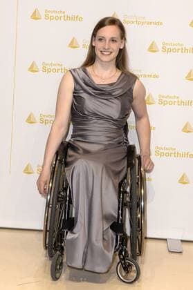 Anna Schaffelhuber bei der Verleihung der Goldenen Sportpyramide 2014 im Hotel Adlon. Berlin, 16.05.2014 Foto:xFredericx xFuturexImage