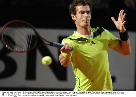 Andy Murray. Roma 16-05-2014 Foro Italico, Internazionali d Italia di Tennis. Foto Antonietta Baldassarre Insidefoto BaldaxStaccio