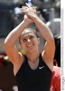 Sara Errani Italia celebration Roma 17-05-2014 Foro Italico, Internazionali d Italia di Tennis. staccioxbalda