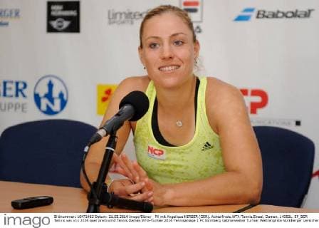 PK mit Angelique KERBER (GER), Achtelfinale,WTA-Tennis,Einzel, Damen, 140521, EP_BSR