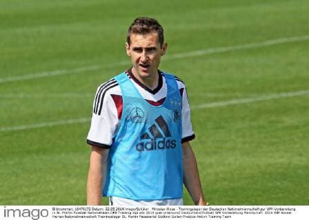 Miroslav Klose - Trainingslager der Deutschen Nationalmannschaft zur WM-Vorbereitung in St. Martin