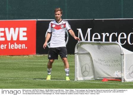 Mario Götze - Trainingslager der Deutschen Nationalmannschaft zur WM-Vorbereitung in St. Martin