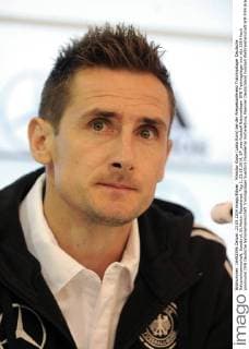 Miroslav Klose (Lazio Rom) bei der Pressekonferenz Trainingslager Deutsche Nationalmannschaft, Suedtirol, St.Martin Passeiertal, Tag 2, 23.05.2014, EP_wse