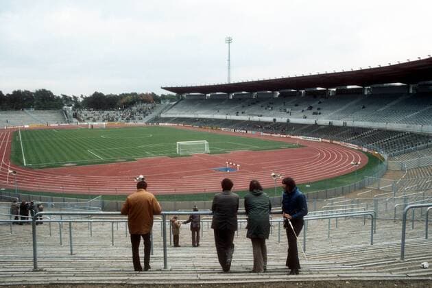 Waldstadion Frankfurt, Heimspielstätte der Eintracht und Austragungsort der WM 1974
