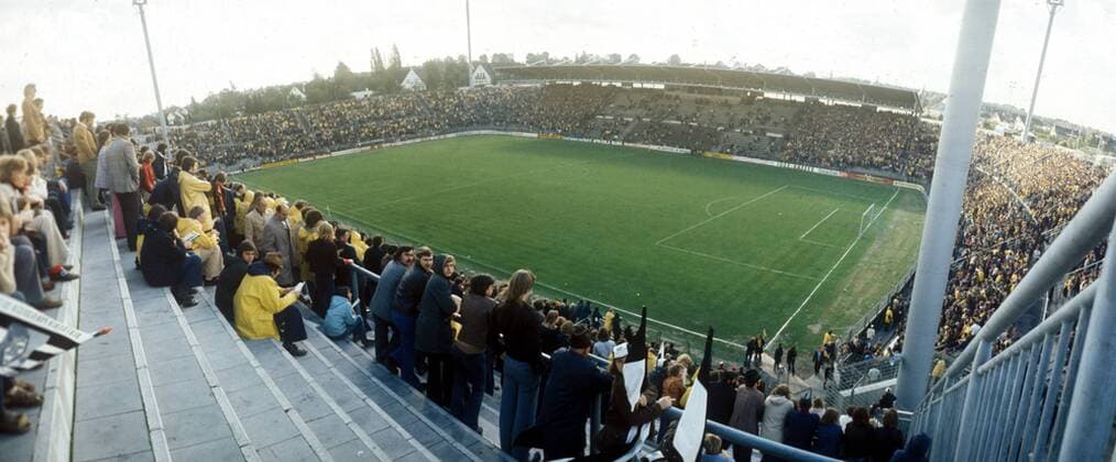 Bökelbergstadion in Mönchengladbach, Heimspielstätte des VfL Borussia