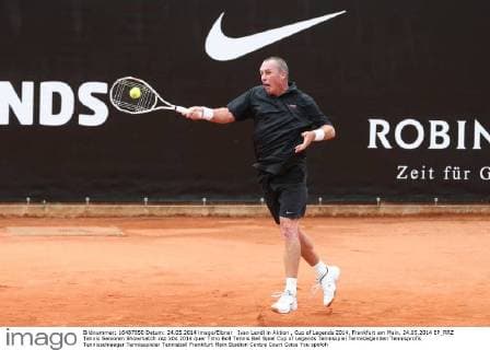 Ivan Lendl in Aktion , Cup of Legends 2014, Frankfurt am Main, 24.05.2014 EP_RRZ
