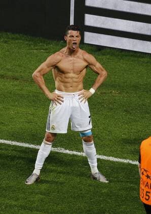 UEFA Champions League final - Real Madrid. In this picture, Cristiano Ronaldo celebrates his goal. xBEATRIZxGUZMANx 