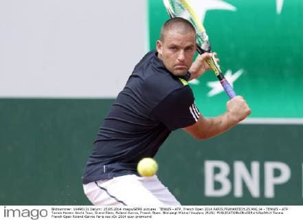 TENNIS - ATP, French Open 2014 PARIS,FRANKREICH,25.MAI.14 - TENNIS - ATP Tennis Herren World Tour, Grand Slam, Roland Garros, French Open. Bild zeigt Mikhail Youzhny (RUS). 