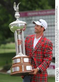 May 25, 2014 - Fort Worth, TX, USA - Adam Scott wins the Crowne Plaza Invitational at Colonial in Fort Worth, Texas, Sunday, May 25, 2014. Crowne Plaza Invitational at Colonial - ZUMAm67