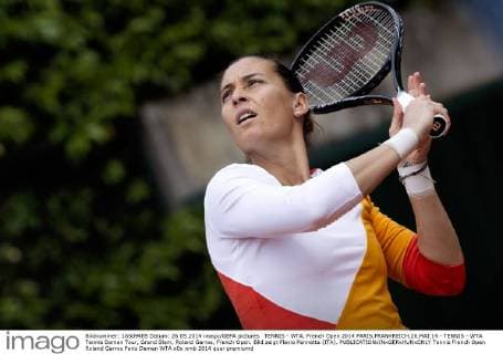 TENNIS - WTA, French Open 2014 PARIS,FRANKREICH,26.MAI.14 - TENNIS - WTA Tennis Damen Tour, Grand Slam, Roland Garros, French Open. Bild zeigt Flavia Pennetta (ITA). 
