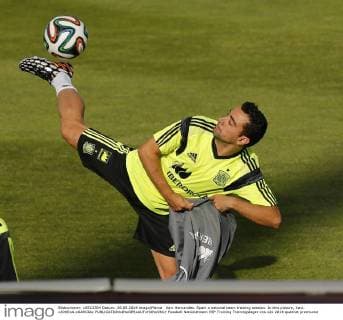 Xavi Hernandez. Spain s national team training session. In this picture, Xavi. xJOSExA.xGARCIAx 