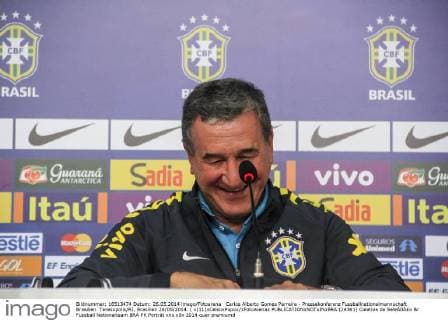 Carlos Alberto Gomes Parreira - Pressekonferenz Fussballnationalmannschaft Brasilien. Teresopolis RJ, Brasilien 26 05 2014. ( x(11)xCelsoxPupox xFotoarenax  (24361) Coletiva da SeleÃßÃ£o Br