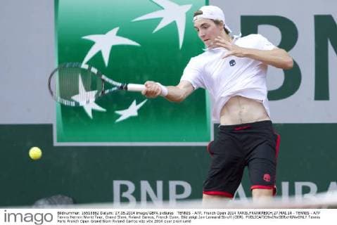 TENNIS - ATP, French Open 2014 PARIS,FRANKREICH,27.MAI.14 - TENNIS - ATP Tennis Herren World Tour, Grand Slam, Roland Garros, French Open. Bild zeigt Jan-Lennard Struff (GER). 