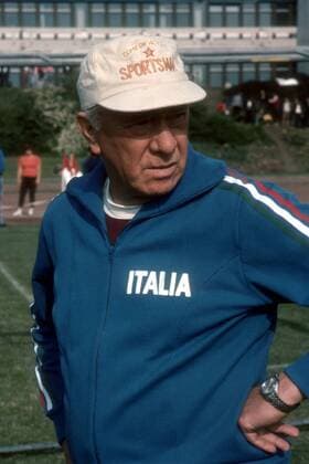 Nationaltrainer Ferruccio Valcareggi (Italien)