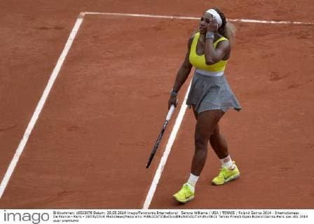 Serena Williams ( USA ) TENNIS : Roland Garros 2014 - Internationaux De France - Paris - 28 05 2014 PhotoNews Panoramic 