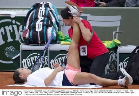 TENNIS - WTA, French Open 2014 PARIS,FRANKREICH,28.MAI.14 - TENNIS - WTA Tennis Damen Tour, Grand Slam, Roland Garros, French Open. Bild zeigt Tamira Paszek (AUT). 